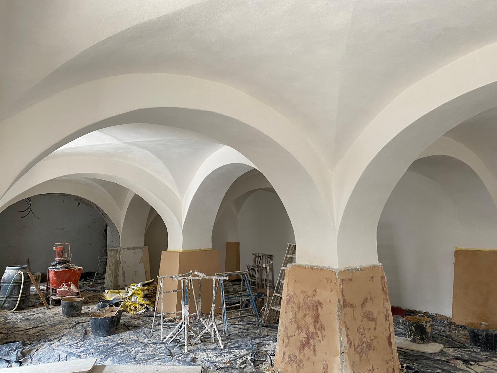 Bóvedas interiores rehabilitadas en Alberic